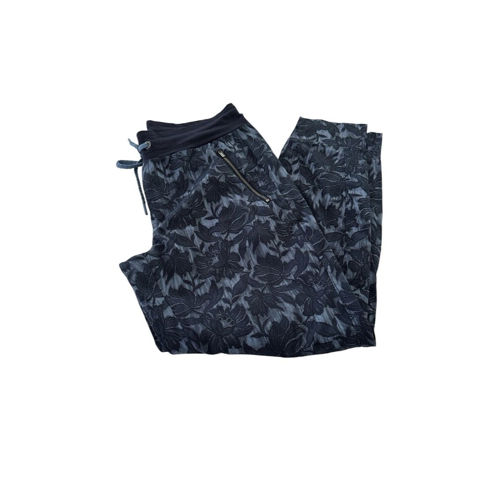 Athleta Trekkie North Printed Jogger 988236 Blue Floral Size 10